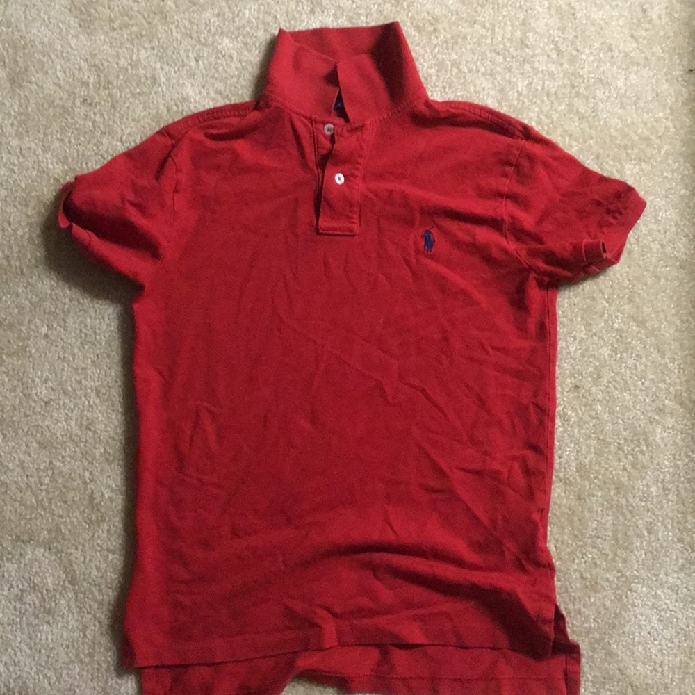 Ralph Lauren red polo shirt